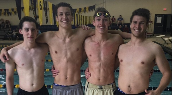 Men's 200-Medley Relay Pool Record Goes Down In Panthers Win