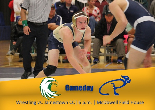 Wrestling to Host Jamestown CC for First Dual Meet of Season