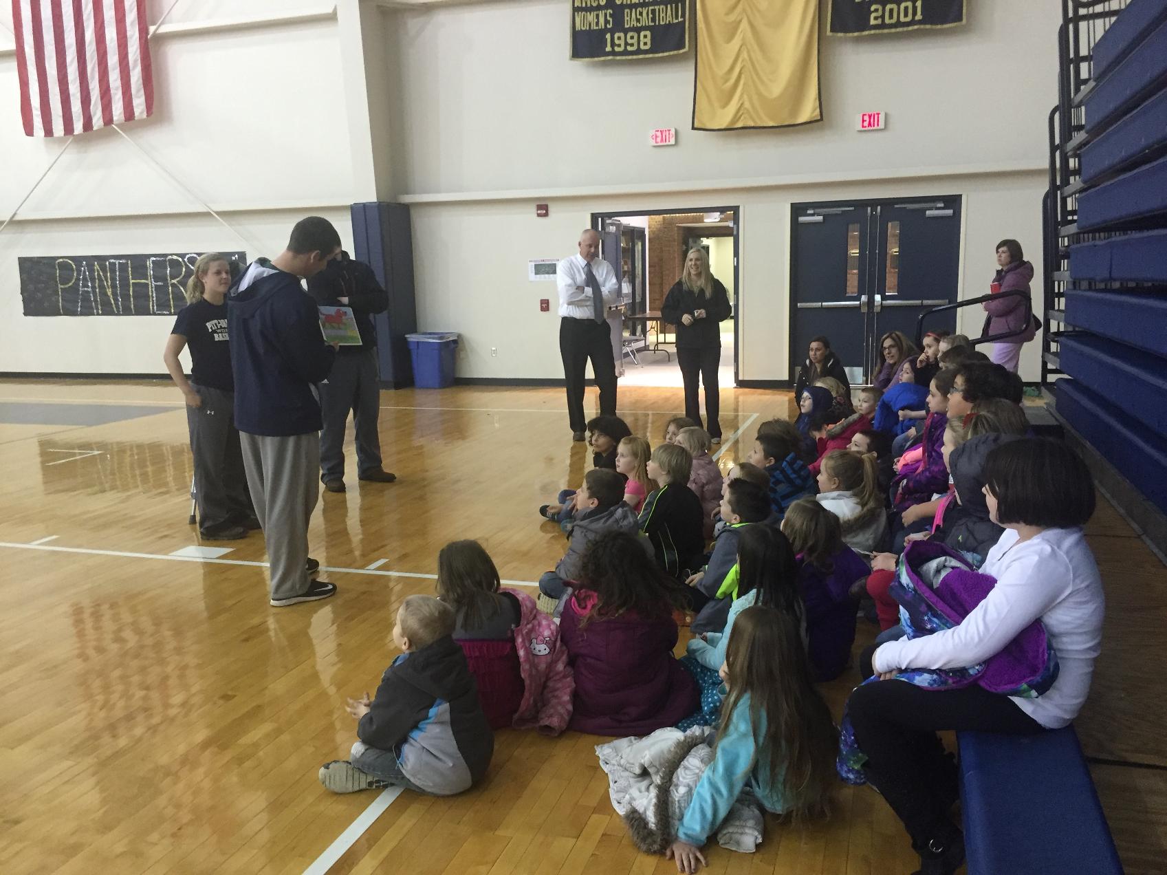 UPB Athletic Department Hosts Second Graders from GGB Elementary